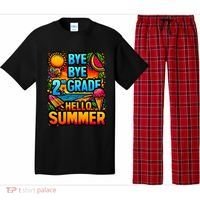 Funny Goodbye 2nd Grade Hello Summer Funny Gift Pajama Set thumb 0