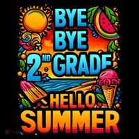 Funny Goodbye 2nd Grade Hello Summer Funny Gift Women's Hoodie thumb 2