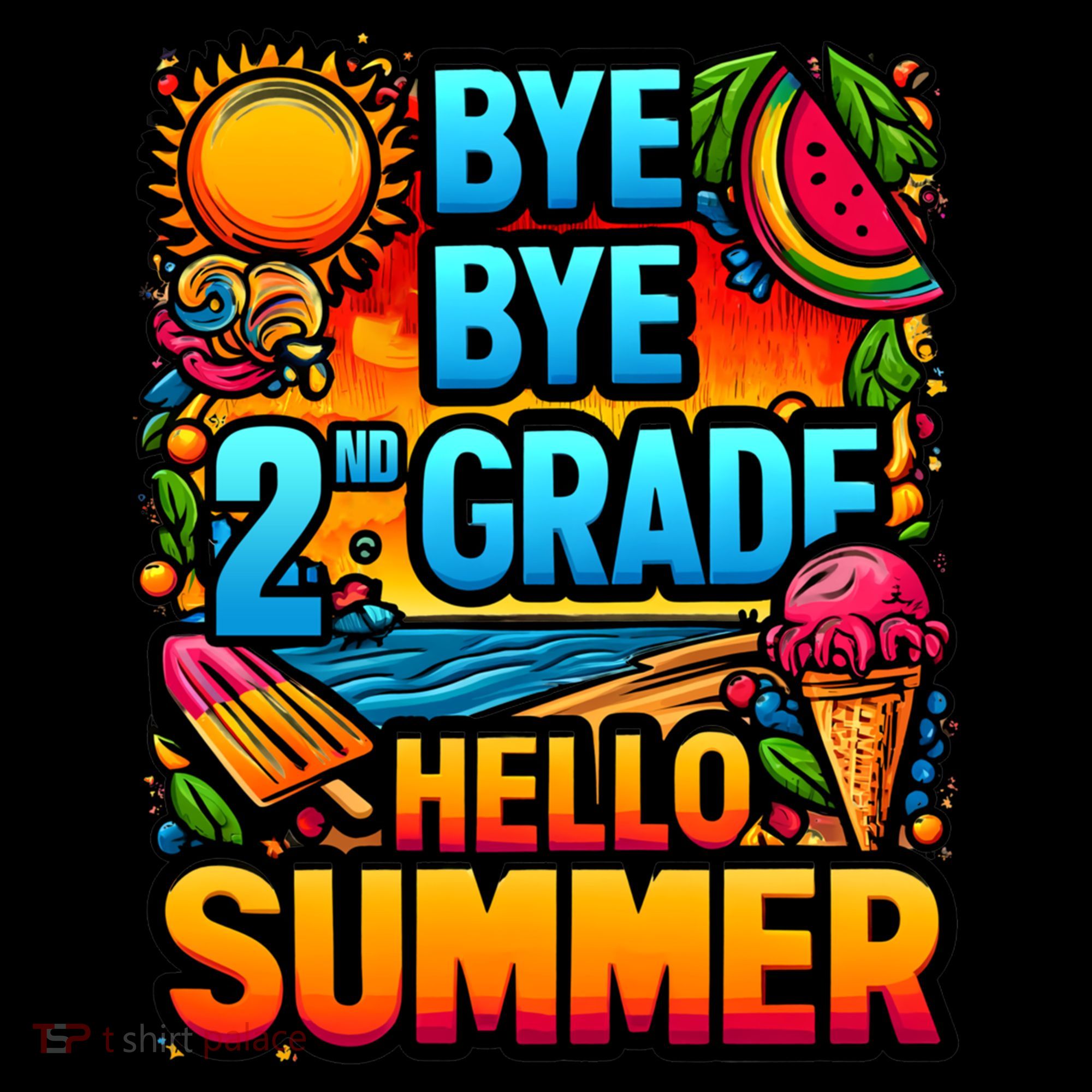Funny Goodbye 2nd Grade Hello Summer Funny Gift Women's Hoodie
