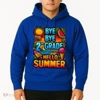Funny Goodbye 2nd Grade Hello Summer Funny Gift Hoodie thumb 2