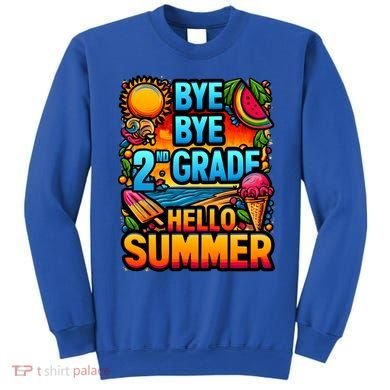 Funny Goodbye 2nd Grade Hello Summer Funny Gift Sweatshirt