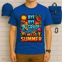 Funny Goodbye 2nd Grade Hello Summer Funny Gift T-Shirt thumb 6