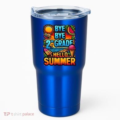 Funny Goodbye 2nd Grade Hello Summer Funny Gift Tumbler