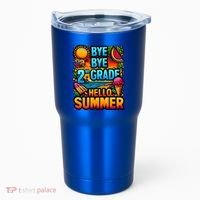 Funny Goodbye 2nd Grade Hello Summer Funny Gift Tumbler thumb 0