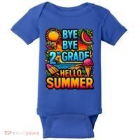 Funny Goodbye 2nd Grade Hello Summer Funny Gift Baby Bodysuit thumb 0