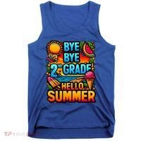 Funny Goodbye 2nd Grade Hello Summer Funny Gift Tank Top thumb 0