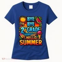 Funny Goodbye 2nd Grade Hello Summer Funny Gift Women's T-Shirt thumb 0