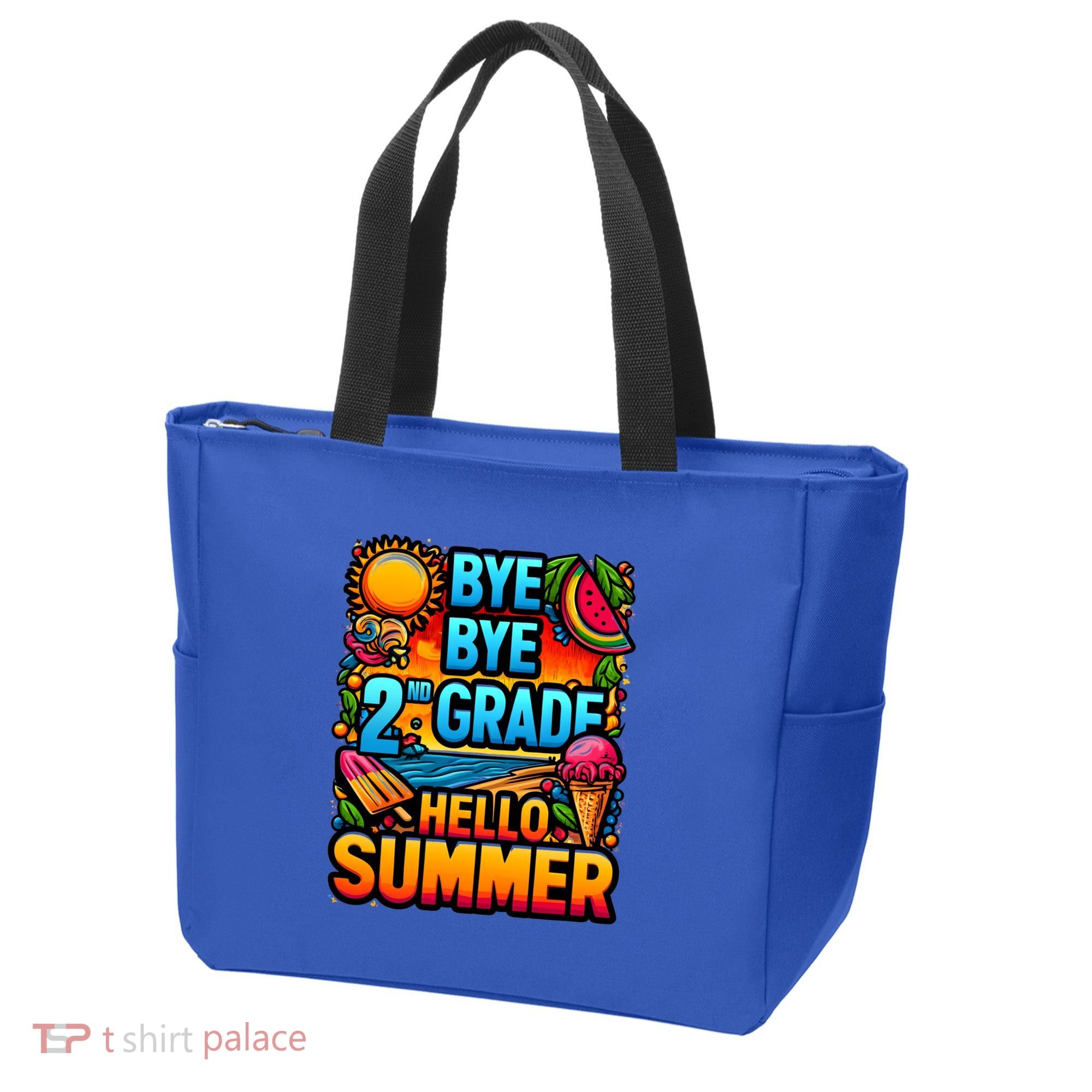 Funny Goodbye 2nd Grade Hello Summer Funny Gift Tote Bag
