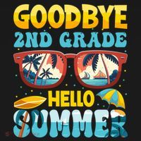 Funny Goodbye 2nd Grade Hello Summer Great Gift Doggie Tank thumb 4