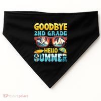 Funny Goodbye 2nd Grade Hello Summer Great Gift USA-Made Doggie Bandana thumb 0