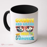 Funny Goodbye 2nd Grade Hello Summer Great Gift Coffee Mug thumb 0