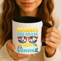 Funny Goodbye 2nd Grade Hello Summer Great Gift Coffee Mug thumb 3