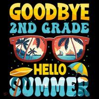 Funny Goodbye 2nd Grade Hello Summer Great Gift Women's Hoodie thumb 2