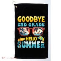 Funny Goodbye 2nd Grade Hello Summer Great Gift Golf Towel thumb 0