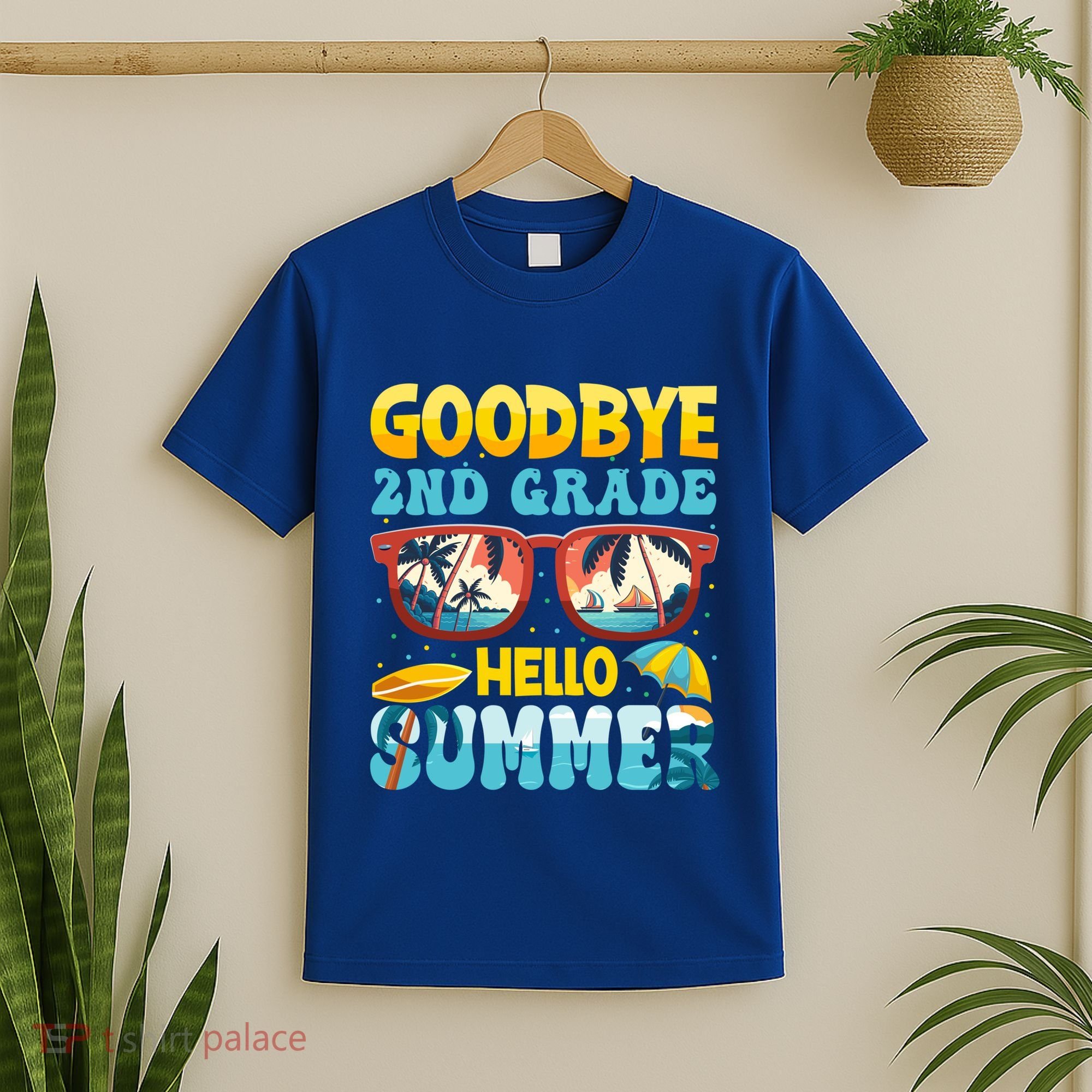 Funny Goodbye 2nd Grade Hello Summer Great Gift T-Shirt