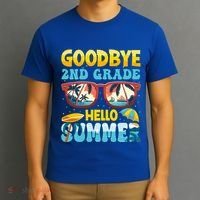 Funny Goodbye 2nd Grade Hello Summer Great Gift T-Shirt thumb 3