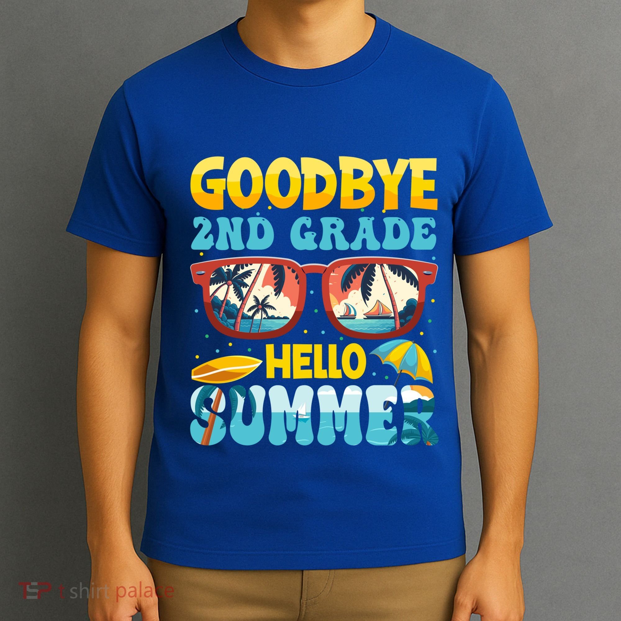 Funny Goodbye 2nd Grade Hello Summer Great Gift T-Shirt