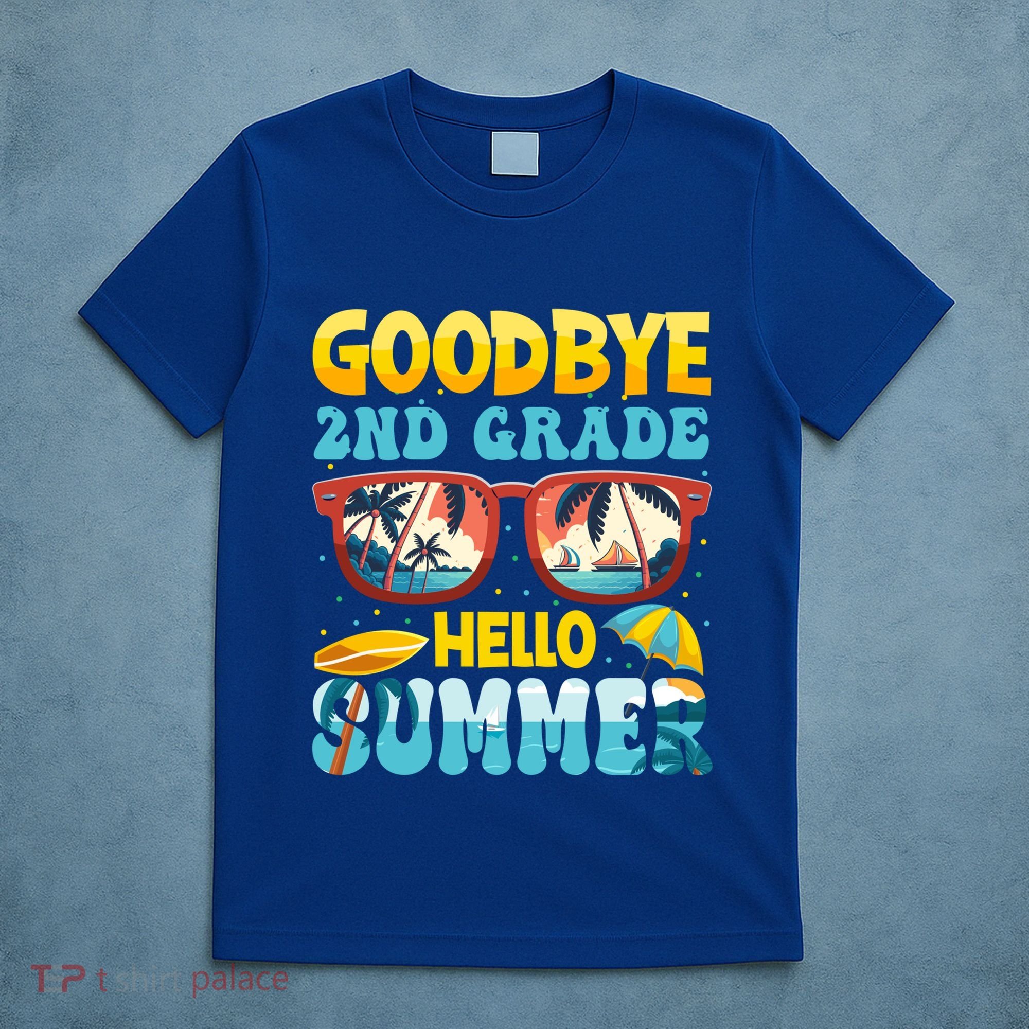 Funny Goodbye 2nd Grade Hello Summer Great Gift T-Shirt