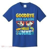 Funny Goodbye 2nd Grade Hello Summer Great Gift Kids T-Shirt thumb 0