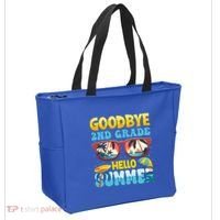 Funny Goodbye 2nd Grade Hello Summer Great Gift Tote Bag thumb 2