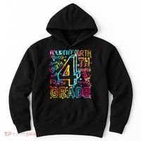 Fourth Grade 4th Grade Tie Dye Word Art Hoodie thumb 0