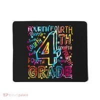 Fourth Grade 4th Grade Tie Dye Word Art Mousepad thumb 0