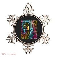 Fourth Grade 4th Grade Tie Dye Word Art Ornament thumb 0
