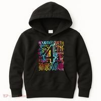 Fourth Grade 4th Grade Tie Dye Word Art Kids Hoodie thumb 0