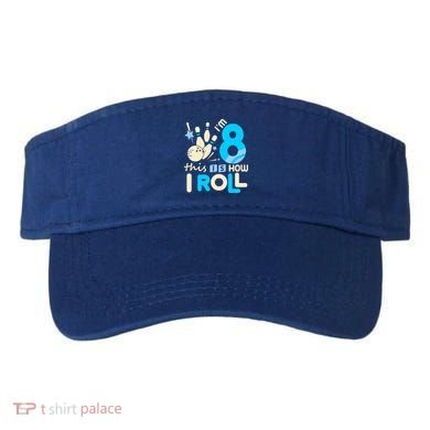 Funny Gift 8th Birthday Bowling Gift I'm 8 Eight This Is How I Roll Funny Gift Visor
