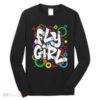 Fly Girl 80s 90s Old School Bgirl Hip Hop Long Sleeve Shirt thumb 0