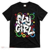 Fly Girl 80s 90s Old School Bgirl Hip Hop T-Shirt thumb 0