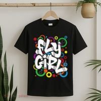 Fly Girl 80s 90s Old School Bgirl Hip Hop T-Shirt thumb 2