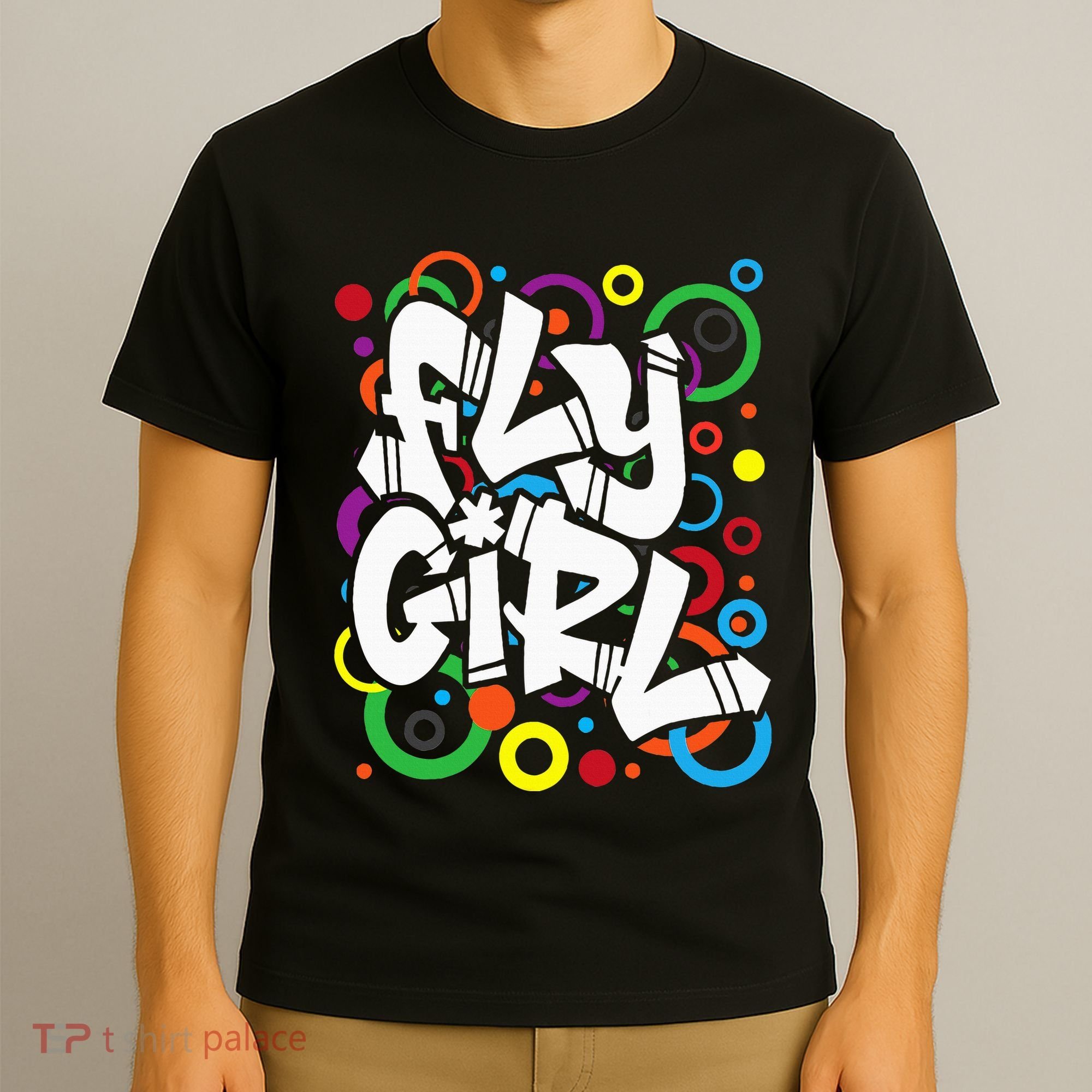 Fly Girl 80s 90s Old School Bgirl Hip Hop T-Shirt
