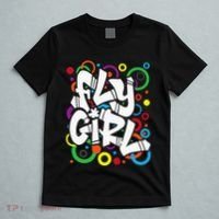 Fly Girl 80s 90s Old School Bgirl Hip Hop T-Shirt thumb 5