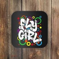 Fly Girl 80s 90s Old School Bgirl Hip Hop Coaster thumb 0