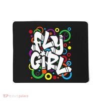 Fly Girl 80s 90s Old School Bgirl Hip Hop Mousepad thumb 0