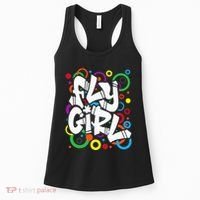 Fly Girl 80s 90s Old School Bgirl Hip Hop Women's Tank Top thumb 0