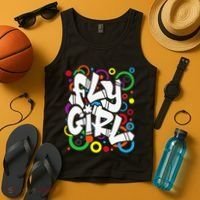Fly Girl 80s 90s Old School Bgirl Hip Hop Tank Top thumb 4