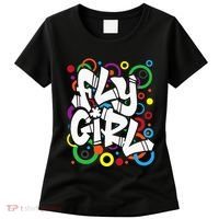 Fly Girl 80s 90s Old School Bgirl Hip Hop Women's T-Shirt thumb 0