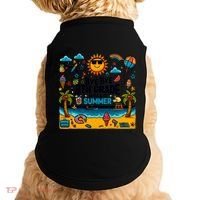 Funny Goodbye 8th Grade Hello Summer Meaningful Gift Doggie Tank thumb 0