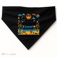 Funny Goodbye 8th Grade Hello Summer Meaningful Gift USA-Made Doggie Bandana thumb 0