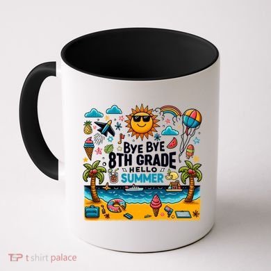 Funny Goodbye 8th Grade Hello Summer Meaningful Gift Coffee Mug