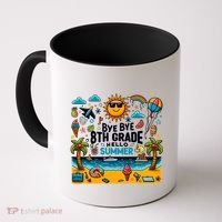 Funny Goodbye 8th Grade Hello Summer Meaningful Gift Coffee Mug thumb 0