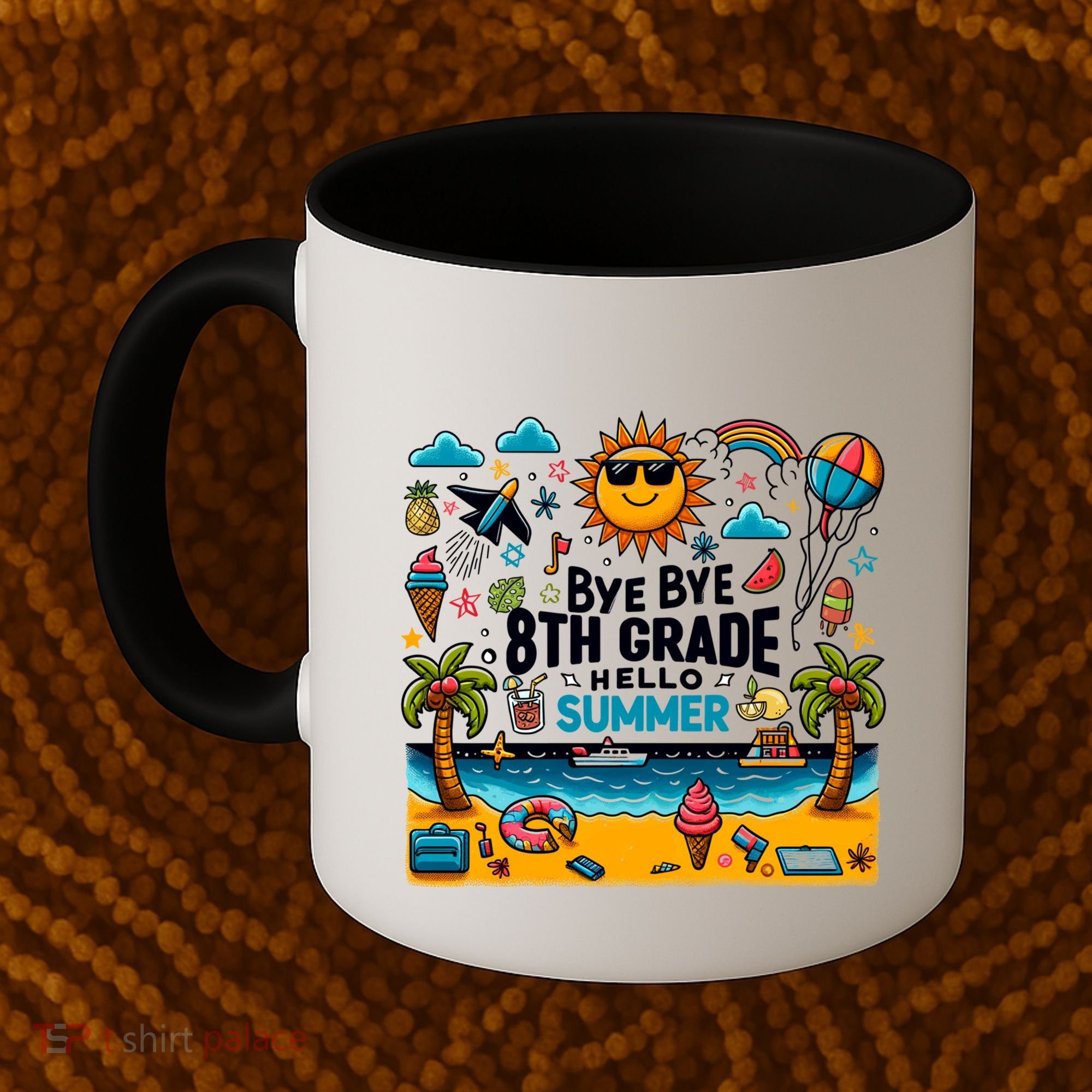 Funny Goodbye 8th Grade Hello Summer Meaningful Gift Coffee Mug