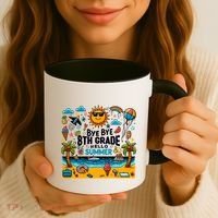 Funny Goodbye 8th Grade Hello Summer Meaningful Gift Coffee Mug thumb 3