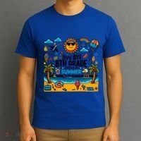 Funny Goodbye 8th Grade Hello Summer Meaningful Gift T-Shirt thumb 3