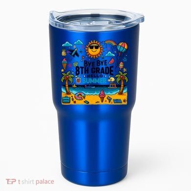 Funny Goodbye 8th Grade Hello Summer Meaningful Gift Tumbler