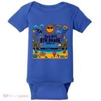 Funny Goodbye 8th Grade Hello Summer Meaningful Gift Baby Bodysuit thumb 0