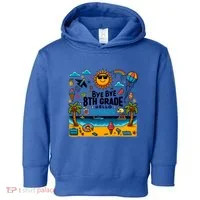 Funny Goodbye 8th Grade Hello Summer Meaningful Gift Toddler Hoodie thumb 0