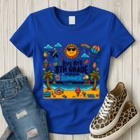 Funny Goodbye 8th Grade Hello Summer Meaningful Gift Women's T-Shirt thumb 3